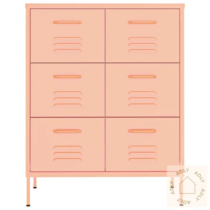 Kommode Rosa 80X35X101,5 Cm Stål