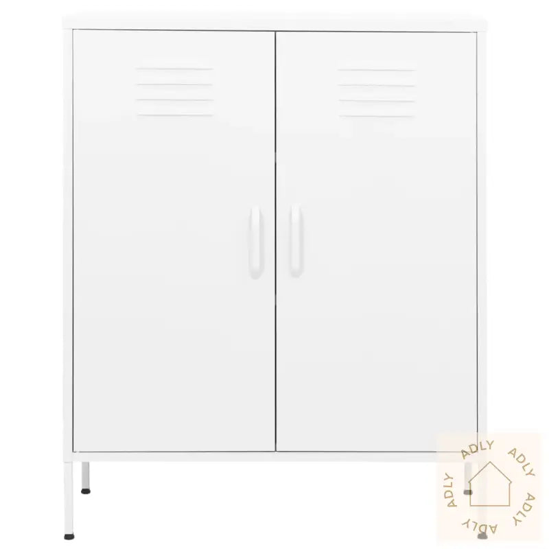 Oppbevaringsskap Hvit 80X35X101,5 Cm Stål