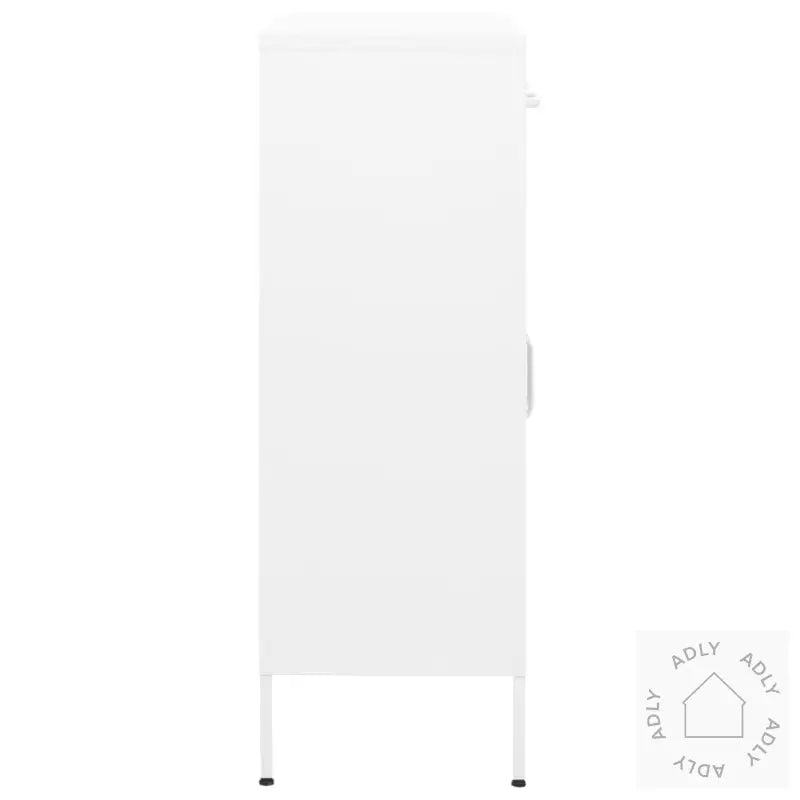 Oppbevaringsskap Hvit 80X35X101,5 Cm Stål