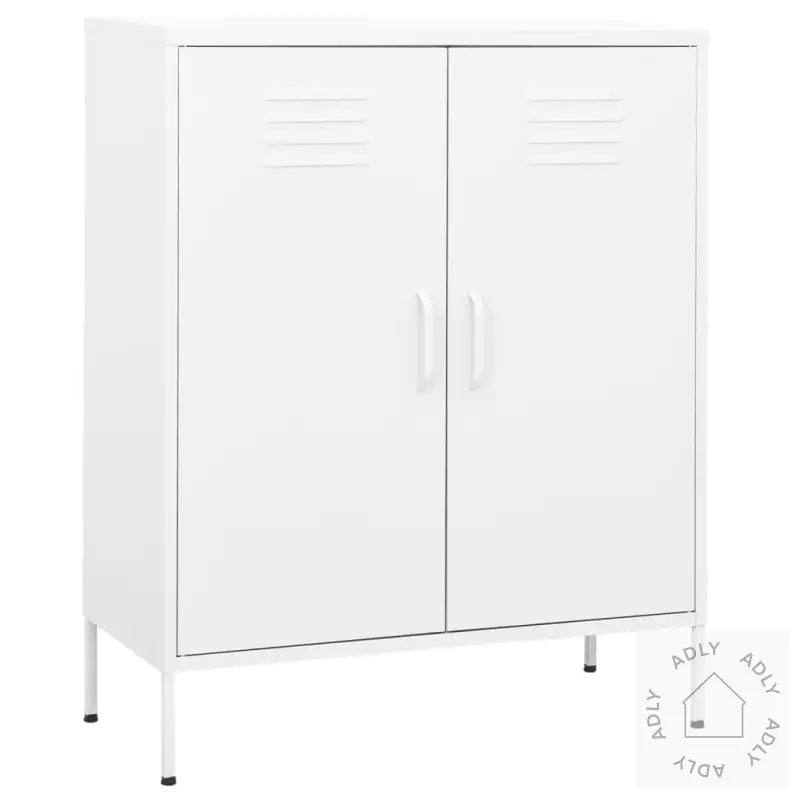 Oppbevaringsskap Hvit 80X35X101,5 Cm Stål