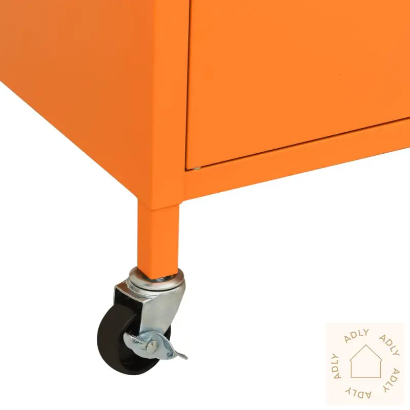 Oppbevaringsskap Oransje 60X35X56 Cm Stål