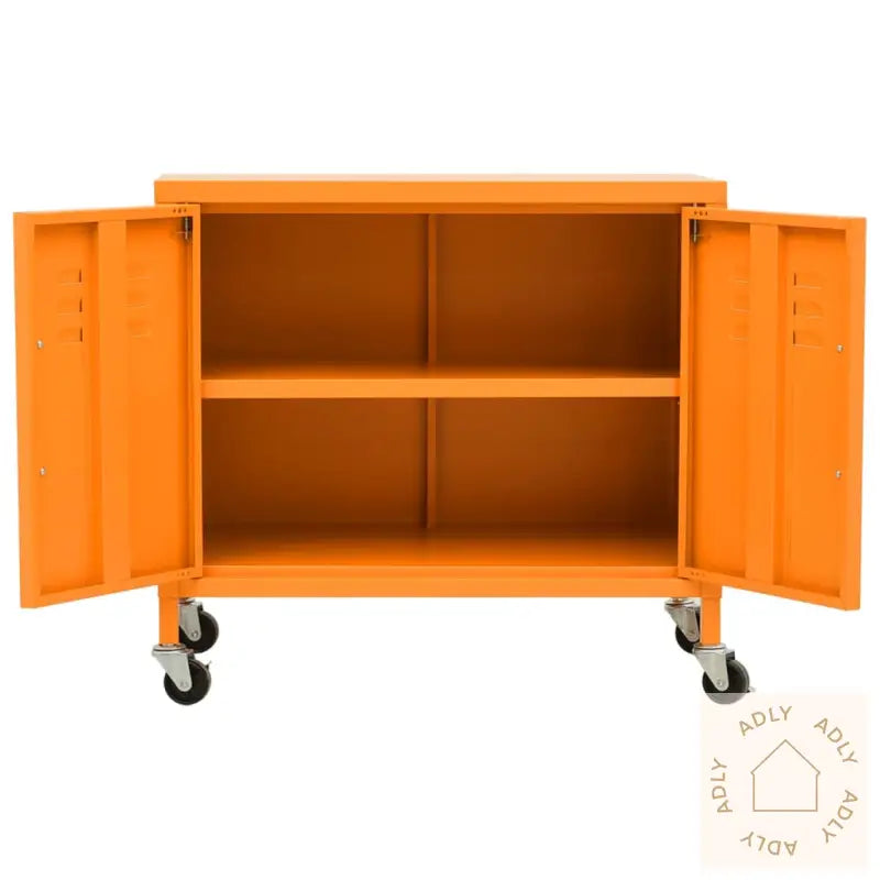 Oppbevaringsskap Oransje 60X35X56 Cm Stål
