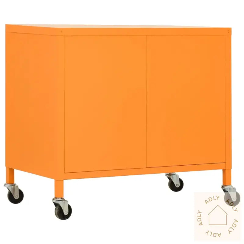 Oppbevaringsskap Oransje 60X35X56 Cm Stål