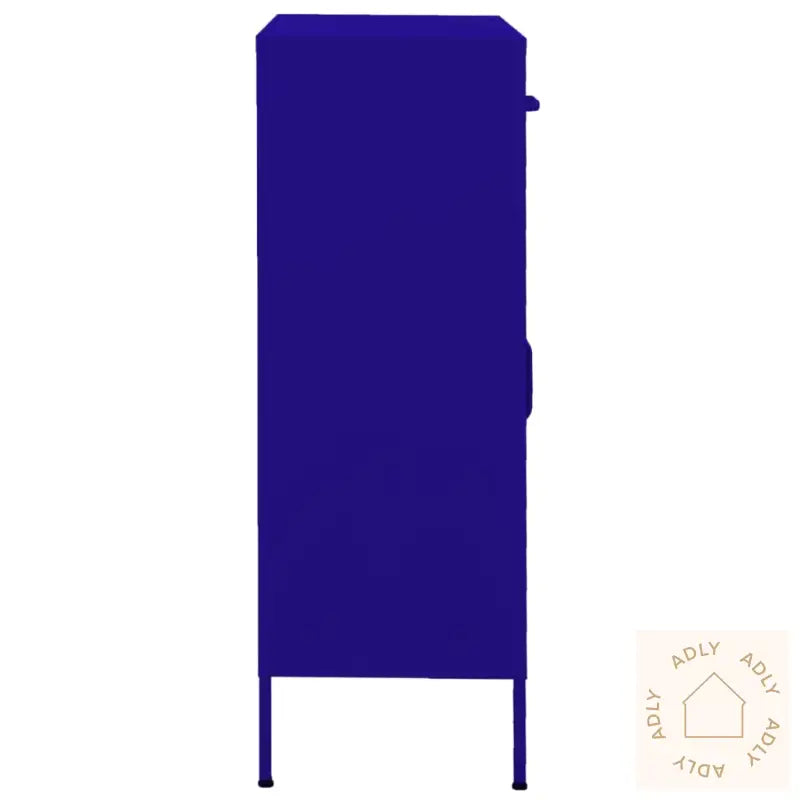 Oppbevaringsskap Marineblå 80X35X101,5 Cm Stål