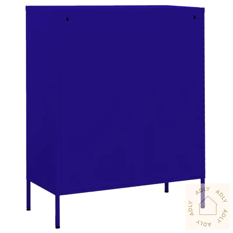Oppbevaringsskap Marineblå 80X35X101,5 Cm Stål