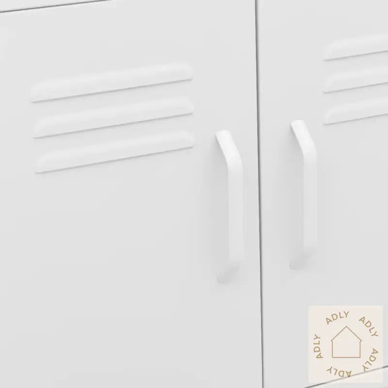 Oppbevaringsskap Hvit 60X35X56 Cm Stål