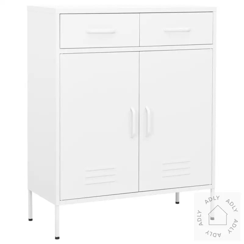 Oppbevaringsskap Hvit 80X35X101,5 Cm Stål