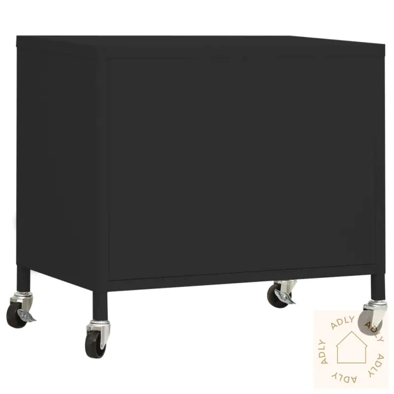 Oppbevaringsskap Svart 60X35X56 Cm Stål