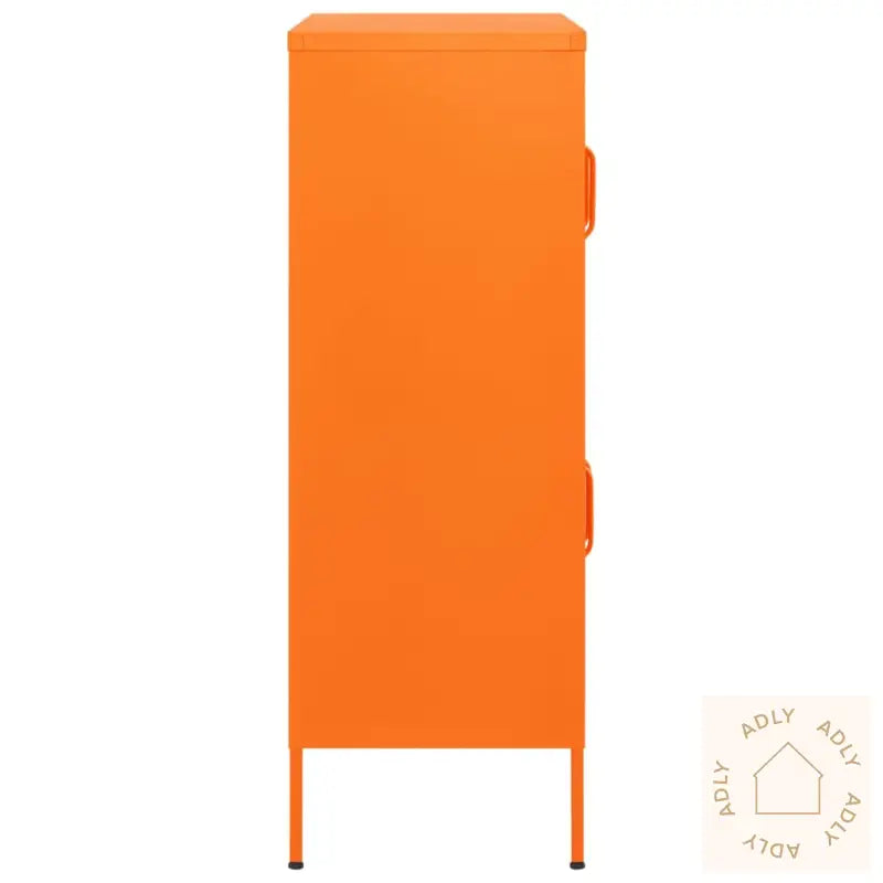 Oppbevaringsskap Oransje 80X35X101,5 Cm Stål