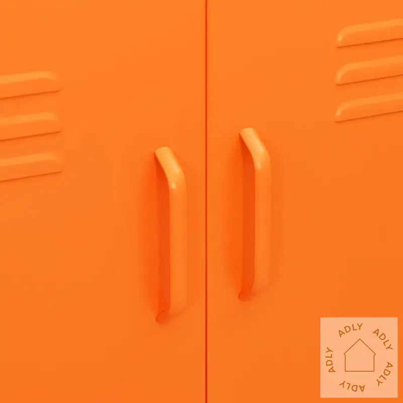 Oppbevaringsskap Oransje 80X35X101,5 Cm Stål