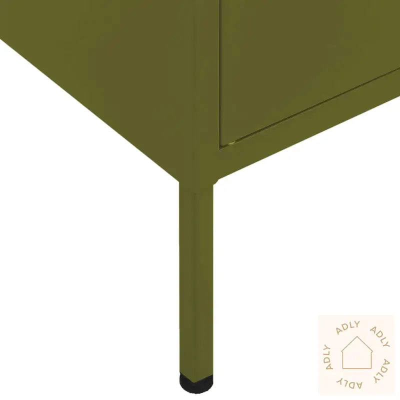 Oppbevaringsskap Olivengrønn 80X35X101,5 Cm Stål