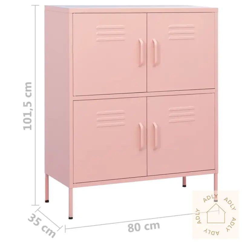 Oppbevaringsskap Rosa 80X35X101,5 Cm Stål