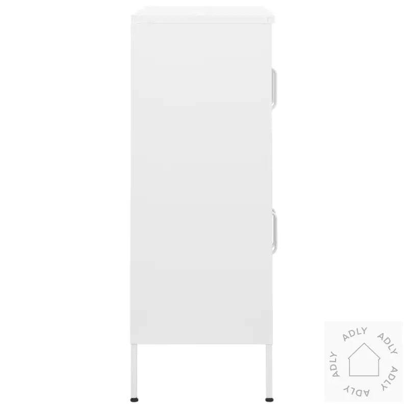 Oppbevaringsskap Hvit 80X35X101,5 Cm Stål