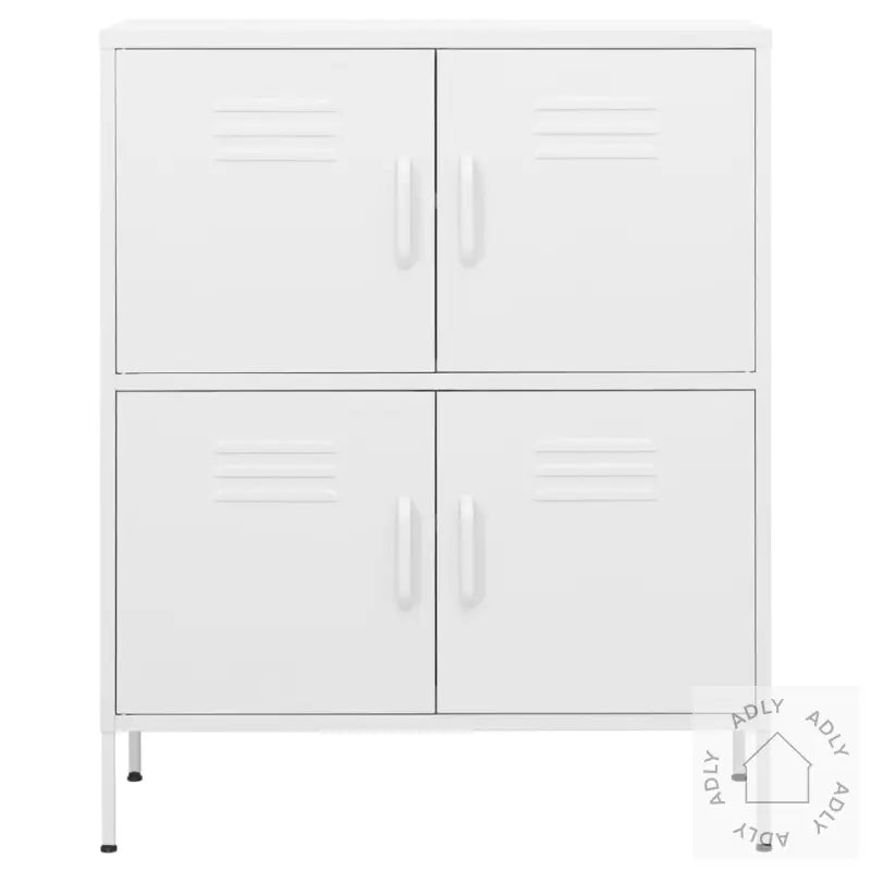 Oppbevaringsskap Hvit 80X35X101,5 Cm Stål