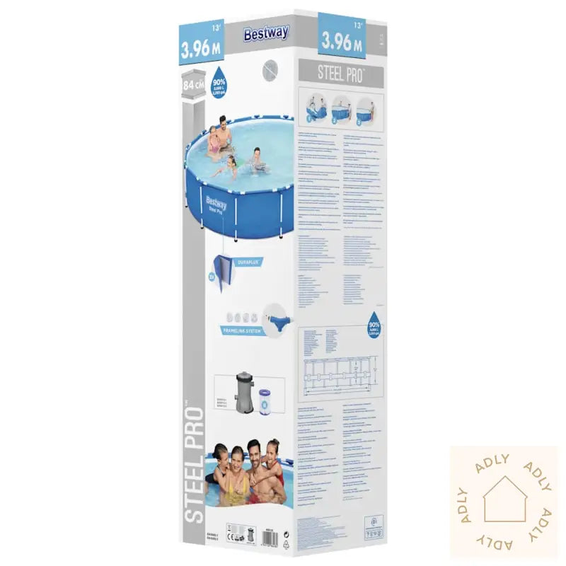 Bestway Rammebasseng Steel Pro 396X84 Cm