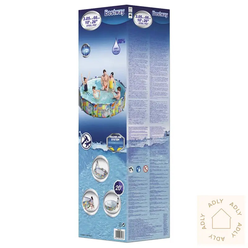 Bestway Svømmebasseng Steel Pro Ramme 305X66 Cm