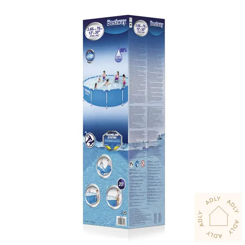 Bestway Svømmebasseng Steel Pro Ramme 366X76 Cm