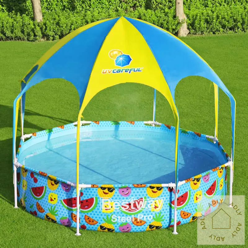 Bestway Frittstående Barnebasseng Steel Pro Uv Careful 244X51 Cm