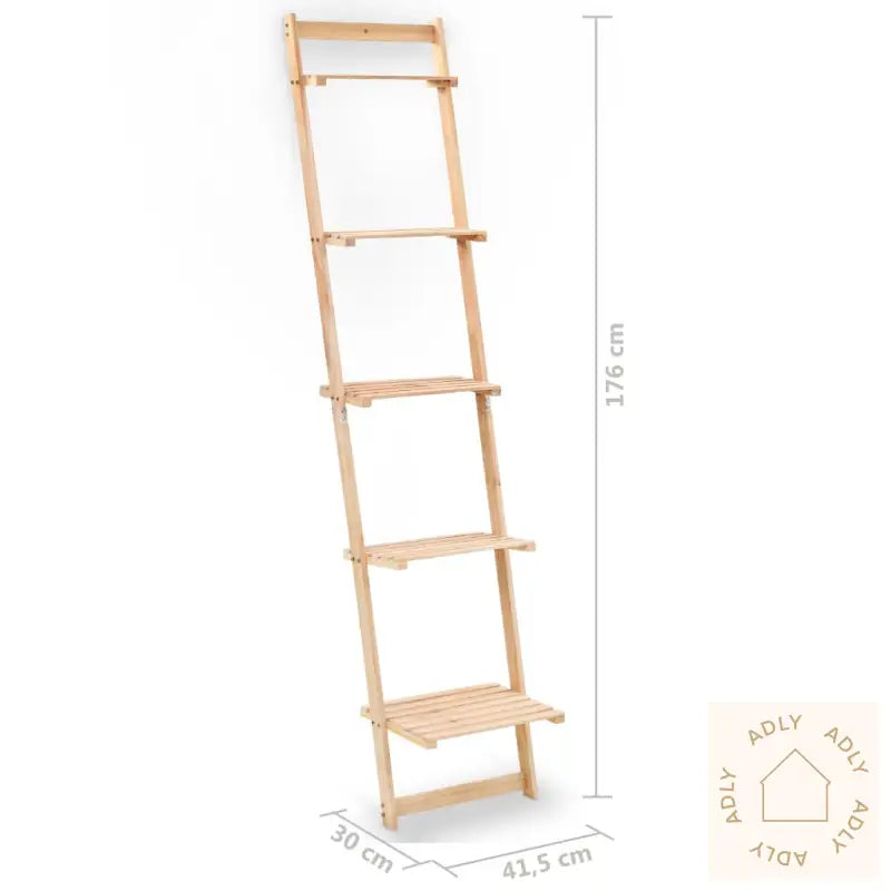 Stigeformet Vegghylle Sedertre 41,5X30X176 Cm