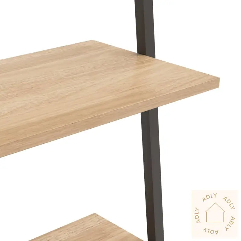 Stigehyller 5 Etasjer Lysebrun Og Svart 64X34X185,5 Cm