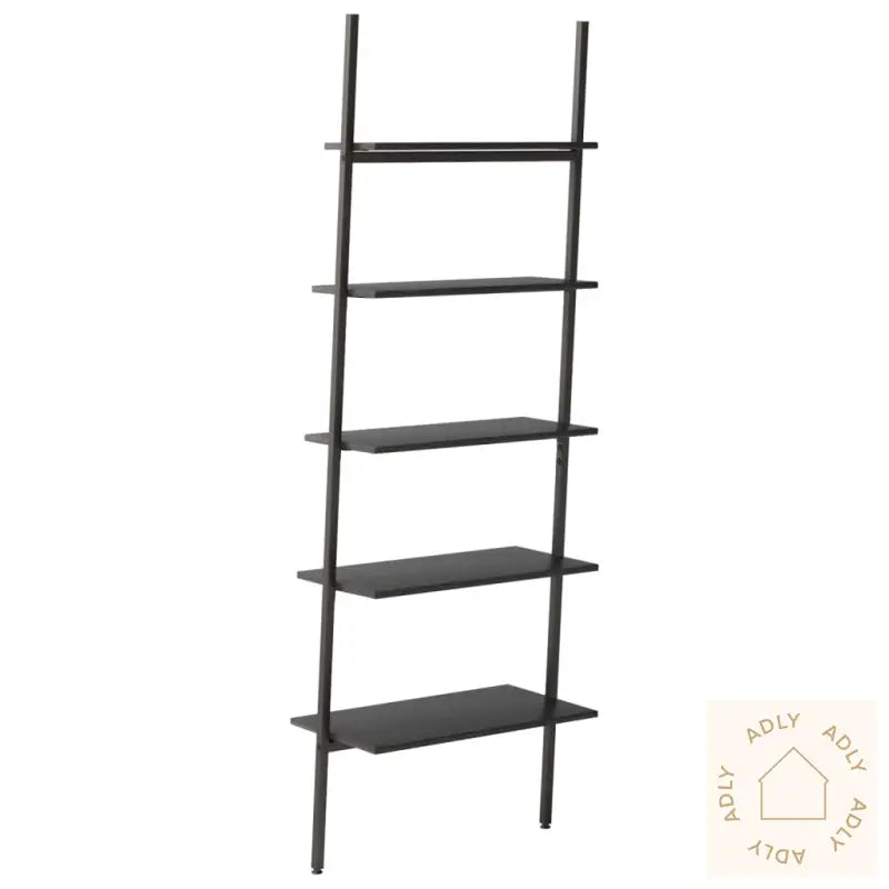 Stigehyller 5 Etasjer Svart 64X34X185,5 Cm