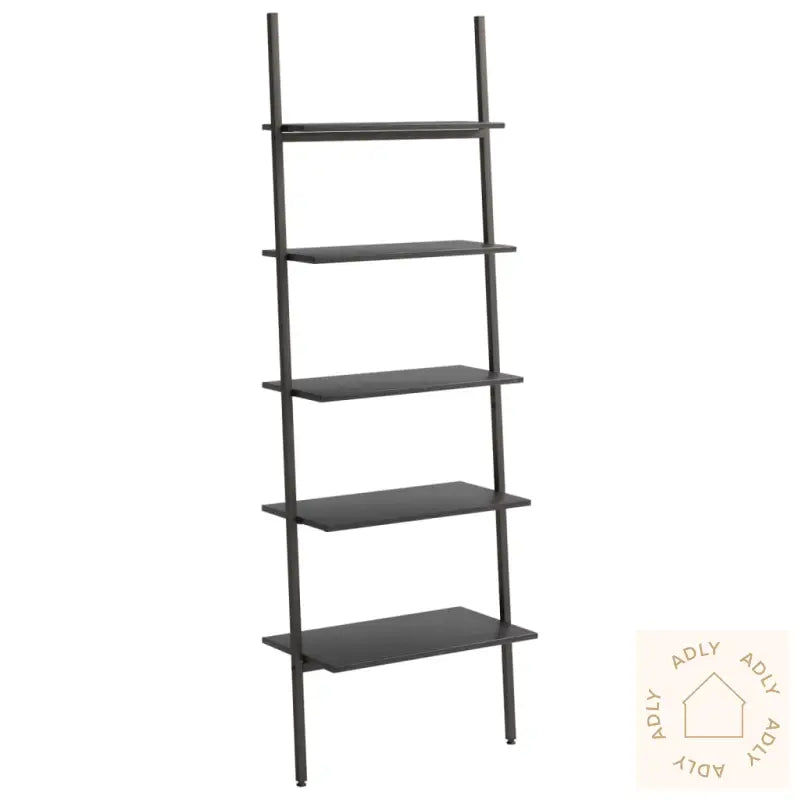 Stigehyller 5 Etasjer Svart 64X34X185,5 Cm