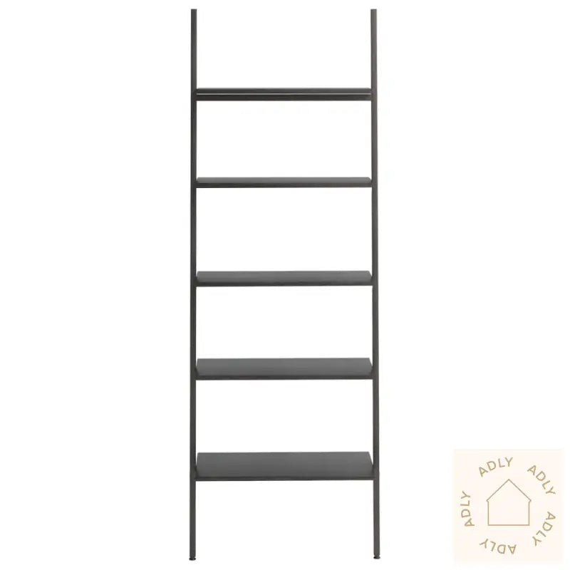 Stigehyller 5 Etasjer Svart 64X34X185,5 Cm