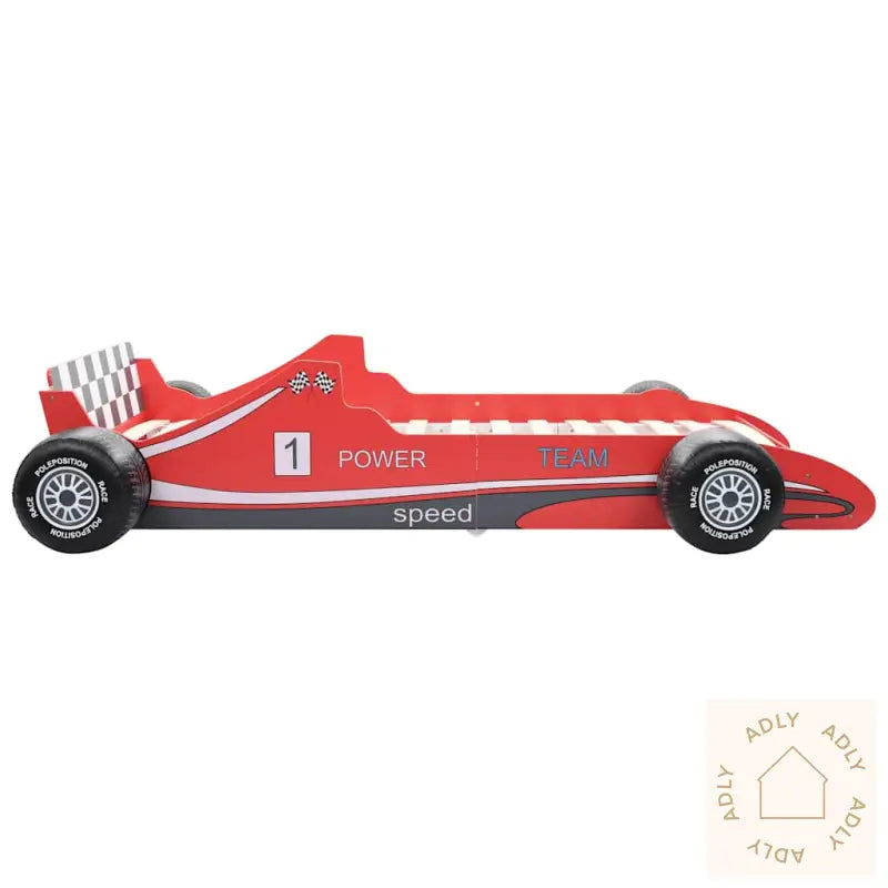 Barneseng Racerbil 90X200 Cm Rød