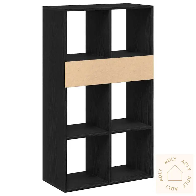 Bokhylle Svart 66X31X112 Cm Konstruert Tre