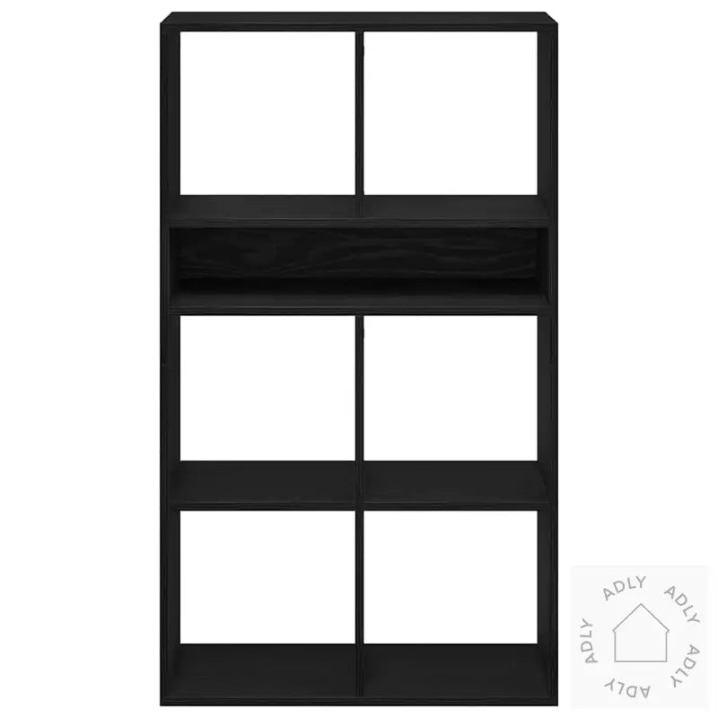 Bokhylle Svart 66X31X112 Cm Konstruert Tre