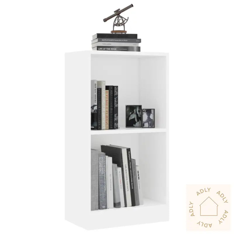 Bokhylle Hvit 40X24X75 Cm Konstruert Tre