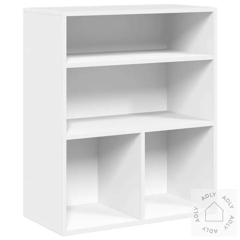 Bokhylle Hvit 60X30X71,5 Cm Konstruert Tre