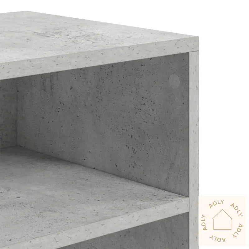 Bokhylle Betonggrå 60X30X71,5 Cm Konstruert Tre