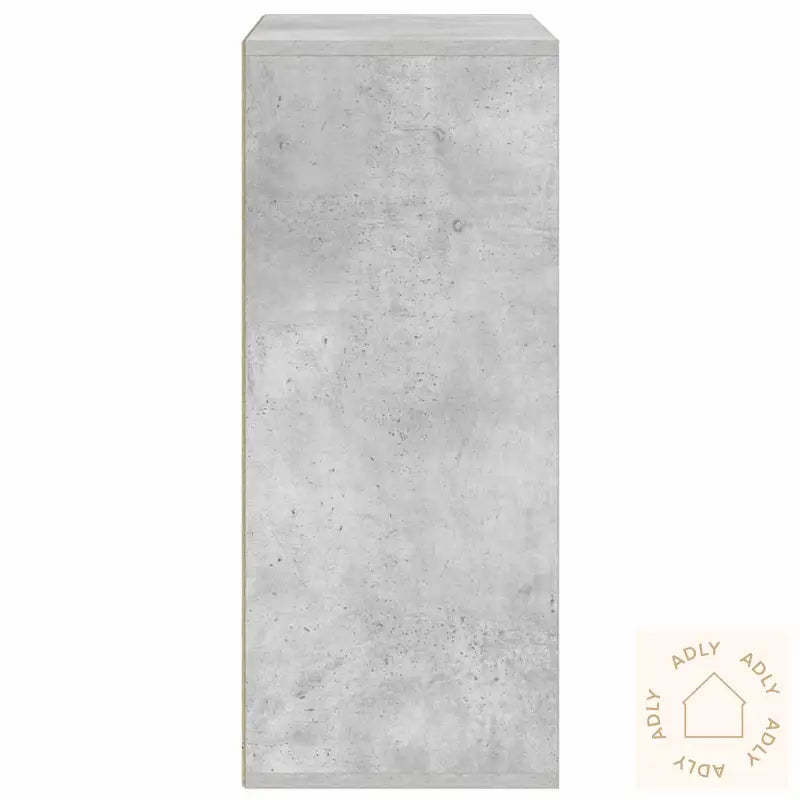 Bokhylle Betonggrå 60X30X71,5 Cm Konstruert Tre