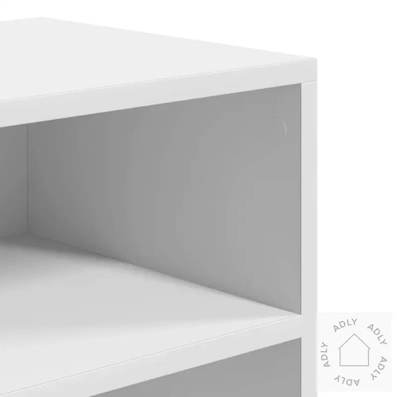 Bokhylle Hvit 60X30X71,5 Cm Konstruert Tre