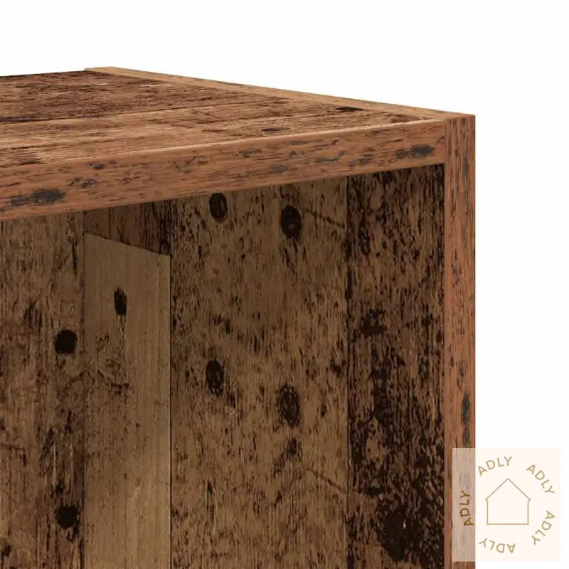 Bokhylle Gammelt Tre 31X24X52 Cm Konstruert Tre