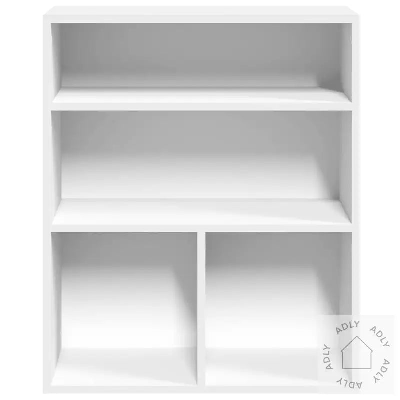 Bokhylle Hvit 60X30X71,5 Cm Konstruert Tre