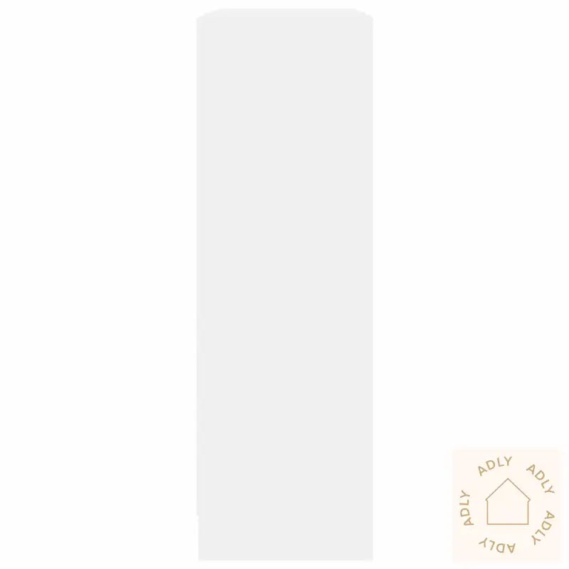 Bokhylle Hvit 80X24X75 Cm Konstruert Tre