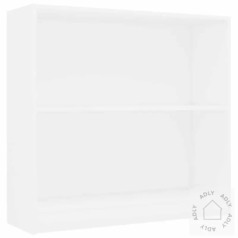 Bokhylle Hvit 80X24X75 Cm Konstruert Tre