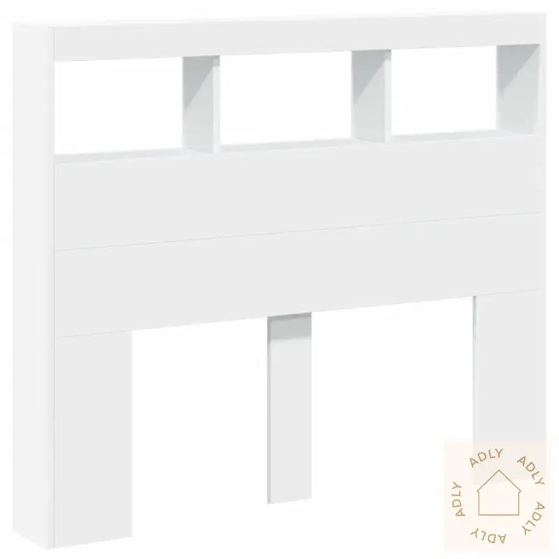 Hodegavl Skap Med Led Hvit 120X17X102 Cm