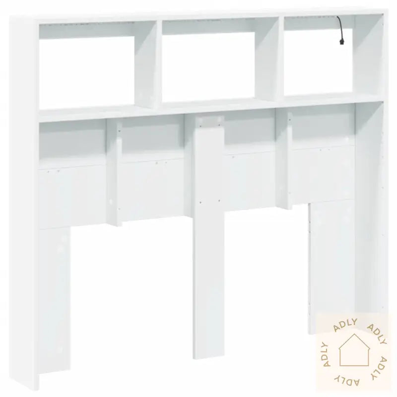 Hodegavl Skap Med Led Hvit 120X17X102 Cm