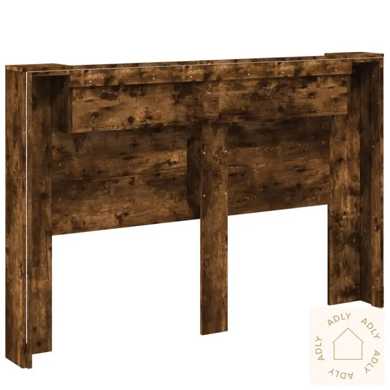 Hodegavl Skap Med Led Røkt Eik 160X16,5X103,5 Cm