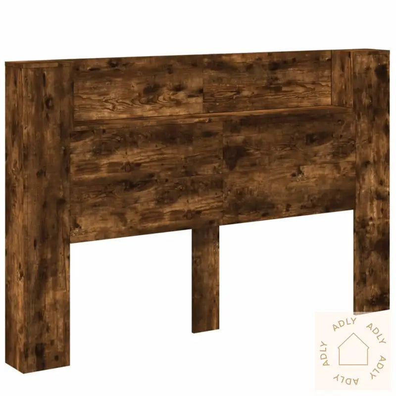 Hodegavl Skap Med Led Røkt Eik 160X16,5X103,5 Cm