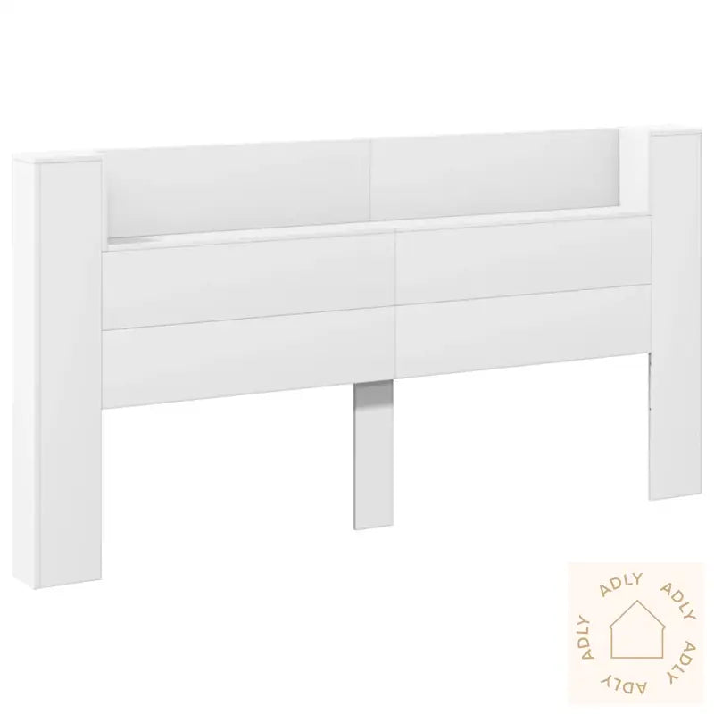 Hodegavl Skap Med Led Hvit 200X16,5X103,5 Cm