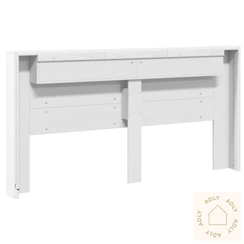 Hodegavl Skap Med Led Hvit 200X16,5X103,5 Cm