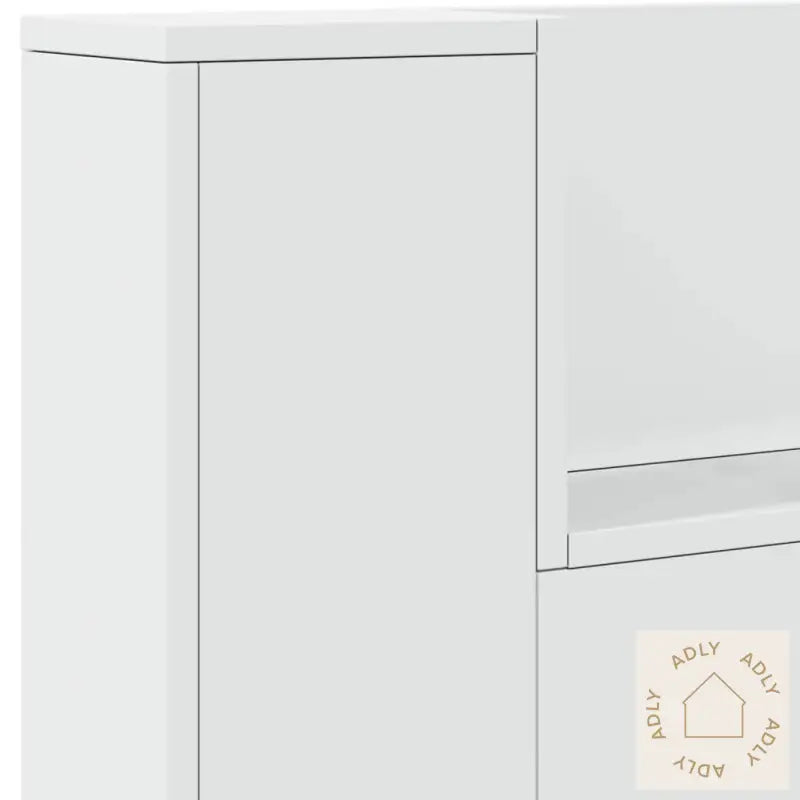 Hodegavl Skap Med Led Hvit 200X16,5X103,5 Cm