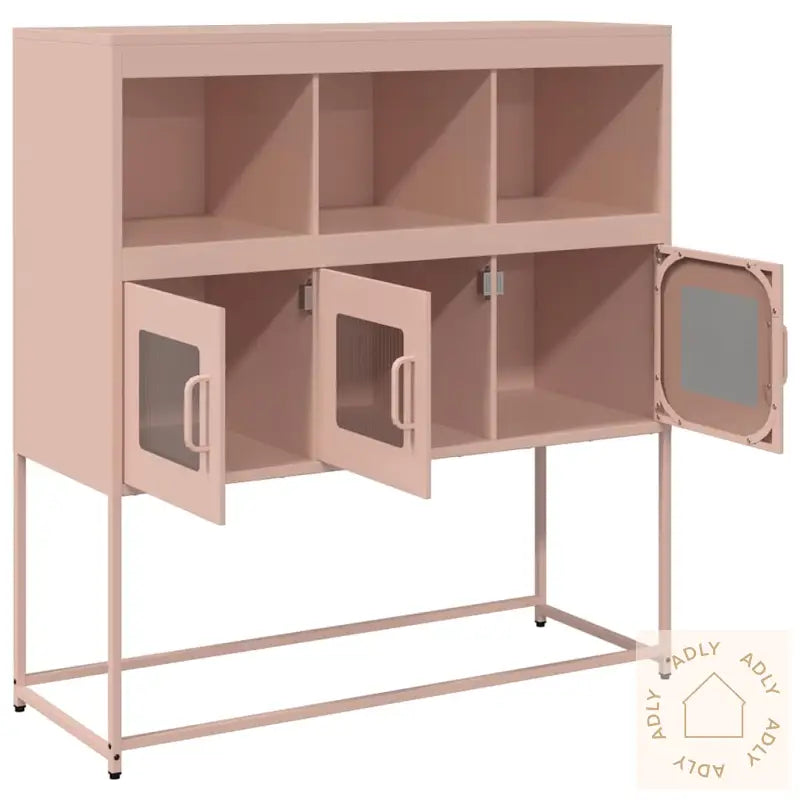 Skjenk Rosa 100,5X39X107 Cm Kaldvalset Stål