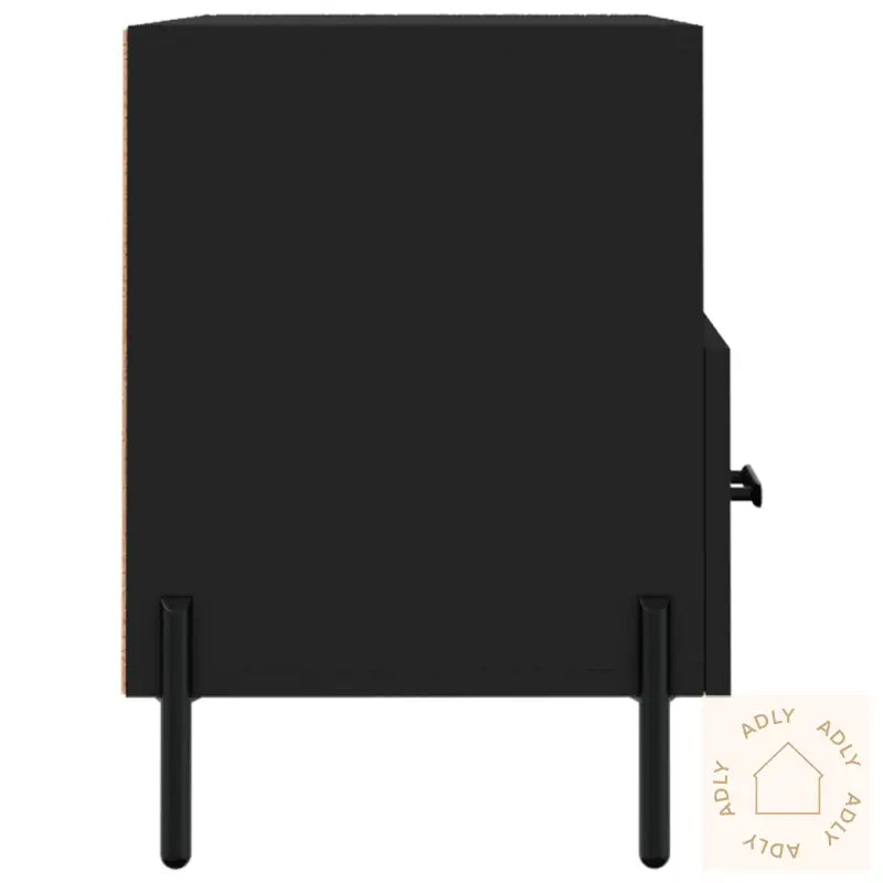 Tv-Benk Svart 80X36X50 Cm Konstruert Tre