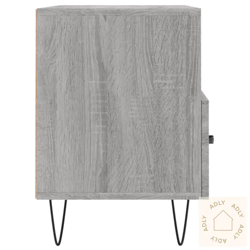Tv-Benk Grå Sonoma 80X36X50 Cm Konstruert Tre