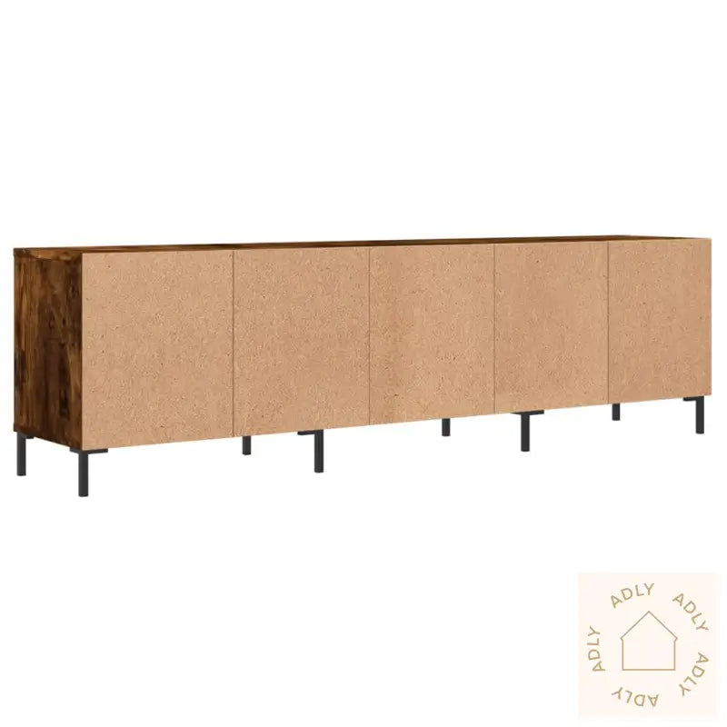 Tv-Benk Røkt Eik 150X30X44,5 Cm Konstruert Tre